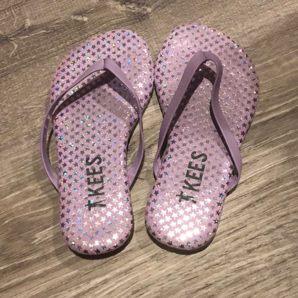 Flip Flops - Lavender w sparkly stars 🌟